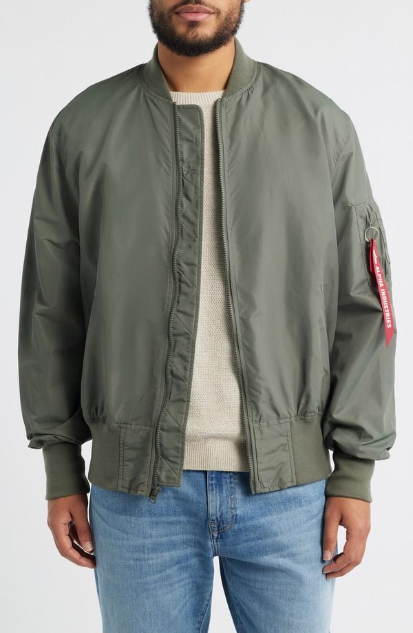 アルファインダストリーズ メンズ アウター ジャケット・ブルゾン Alpha Industries L2B Hunter Wateresistant Bomber Jacket Field Gray グレー
