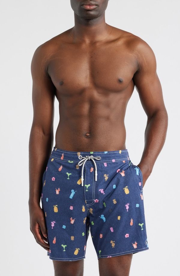 ジョニー オー メンズ 水着 ハーフパンツ・ショーツ johnnieO Kanaloa Swim Trunks Navy ネイビー