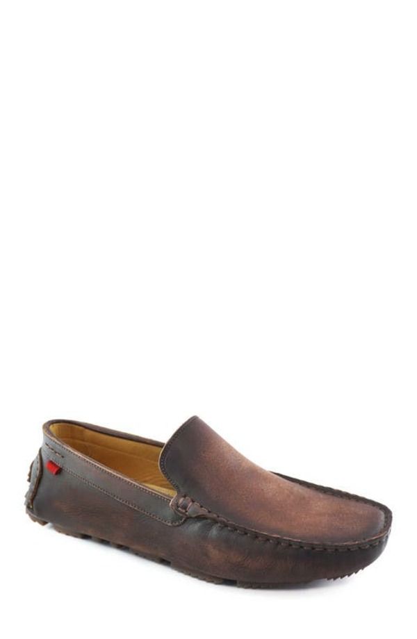 マークジョセフニューヨーク メンズ シューズ スリッポン・ローファー レザー Marc Joseph New York Ovington Ct Leather Venetian Driver Loafer Whiskey Burnished Napa
