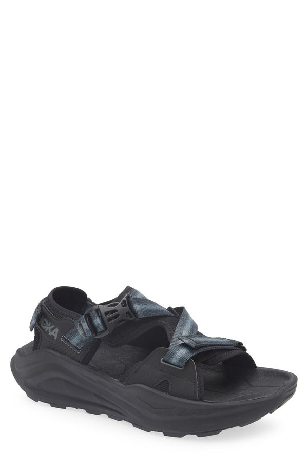 ホカオネオネ メンズ シューズ サンダル HOKA Infini Hike TC Sandal Black Black ブラック