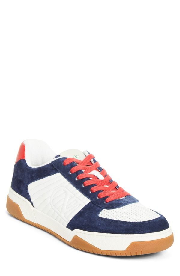 ヴァレンティノ メンズ シューズ スニーカー Valentino Garavani Sparry Low Top Sneaker Blue Multi ブルー