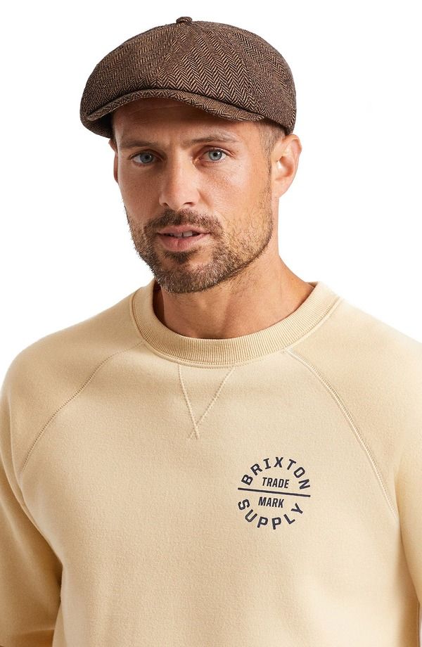 ブリクストン メンズ アクセサリー 帽子 キャップ Brixton Broodriving Cap BrownKhaki カーキ