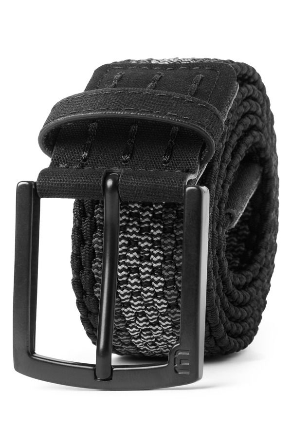 トラビスマヒュー メンズ アクセサリー ベルト TravisMathew In the Clear Woven Elastic Belt Black ブラック