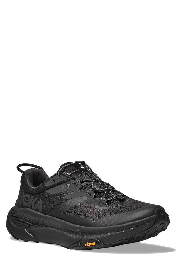 ホカオネオネ メンズ シューズ スニーカー HOKA Transport GoreTex Waterproof Shoe Wide Width Available Black Black ブラック