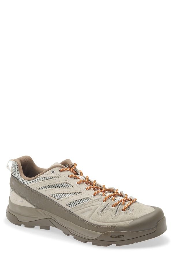 サロモン メンズ シューズ スニーカー Salomon Gender Inclusive XAlp Woven Low Top Sneaker Walnut Silver Cloud Vanilla シルバー