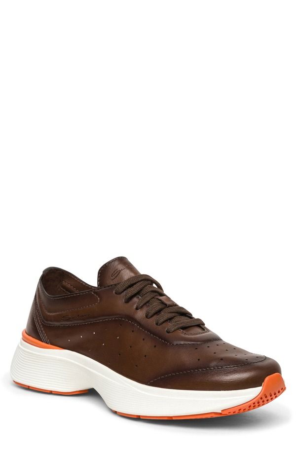 サントーニ メンズ シューズ スニーカー Santoni Bounce Sneaker BrownS50 ブラウン