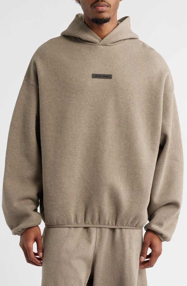 フィアオブゴッド メンズ アウター パーカー・スウェット フリース Fear of God Essentials Modern Fit Fleece Hoodie Homestead Heather ヘザー