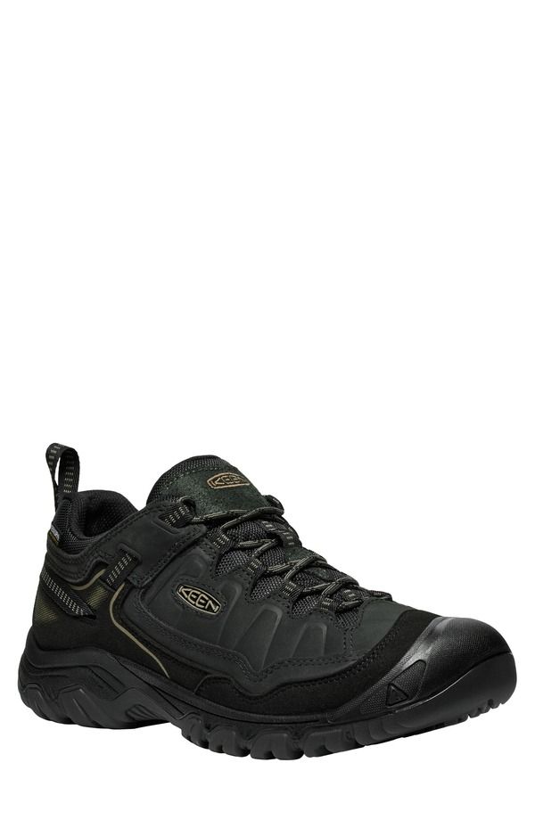 キーン メンズ シューズ スニーカー KEEN Targhee IV Waterproof Hiking Shoe Triple Black ブラック