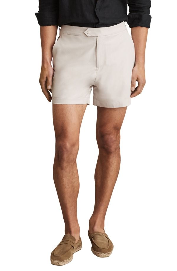レイス メンズ 水着 ハーフパンツ・ショーツ Reissun Side Adjuster Swim Trunks Off White オフホワイト