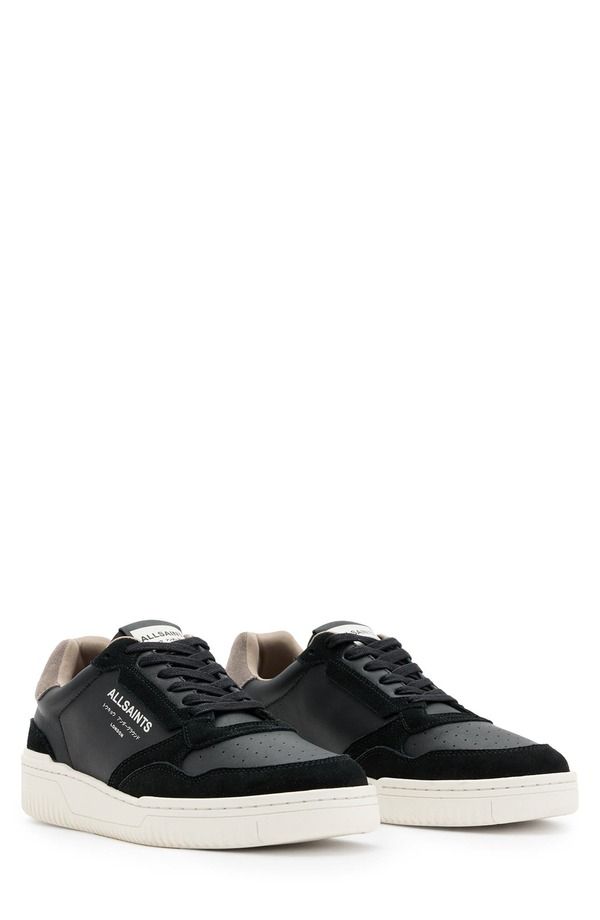 オールセインツ メンズ シューズ スニーカー AllSaints Regan Low Top Sneaker BlackGrey ブラック