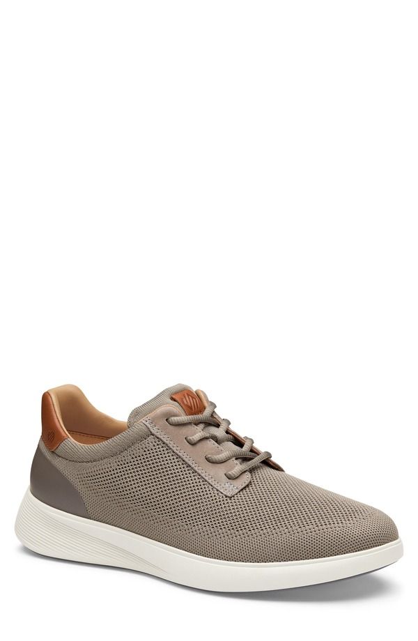 ジョンストンアンドマーフィー メンズ シューズ スニーカー ニット Johnston Murphy Ackerson Knit Plain Toe Sneaker Gray Knit グレー