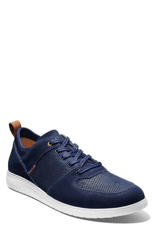 サミュエルフドバード メンズ シューズ スニーカー Samuel Hubbard Olema Featherlight Sport Sneaker Navy Nubuck ネイビー