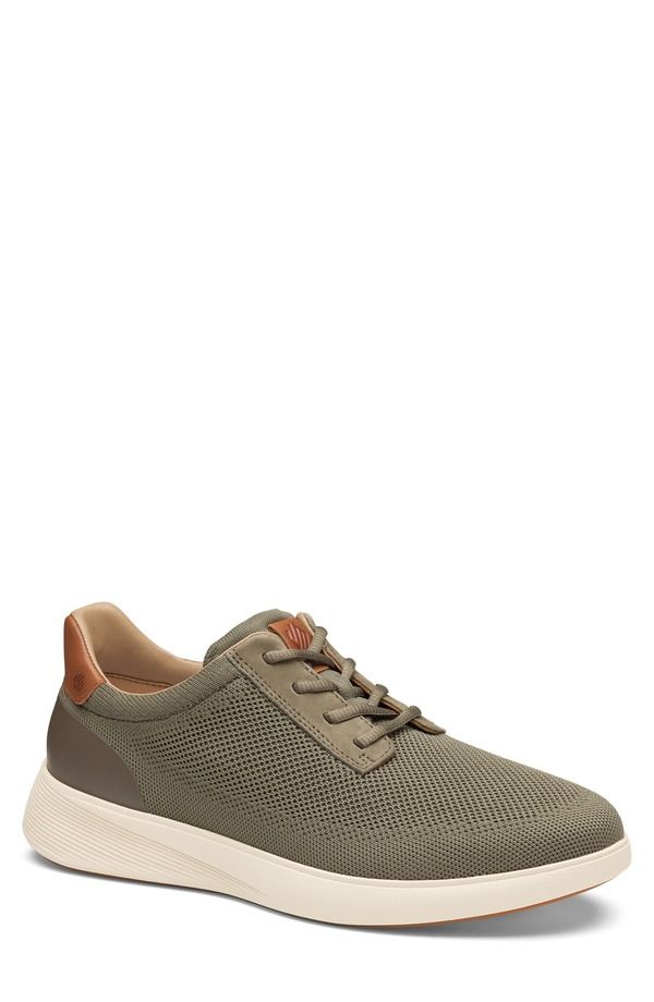 ジョンストンアンドマーフィー メンズ シューズ スニーカー ニット Johnston Murphy Ackerson Knit Plain Toe Sneaker Olive Knit オリーブ