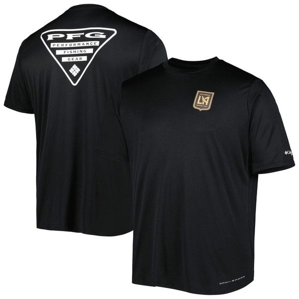 コロンビア メンズ トップス Tシャツ Mens Columbia Black LAFC Terminal Tackle OmniShade TShirt Black ブラック