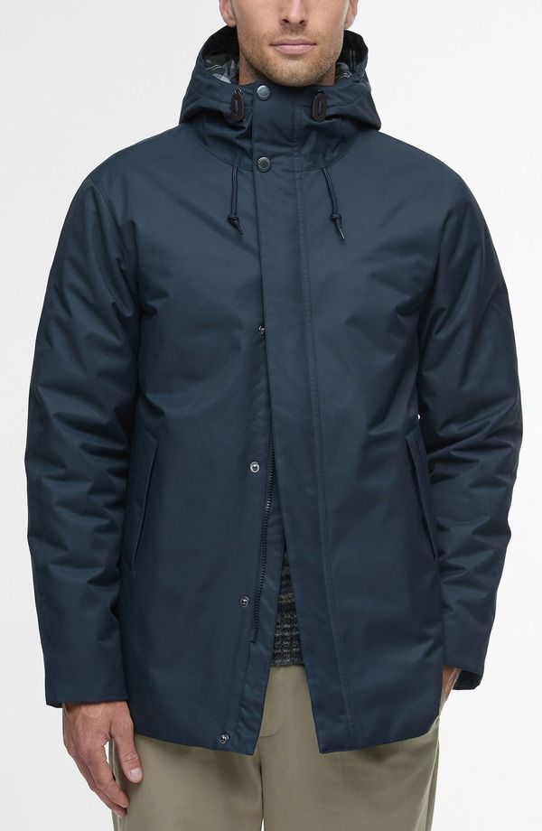 バブアー メンズ アウター ジャケット・ブルゾン フーデッドジャケット Barbour Modern Lorden Waterproof Hooded Jacket Navy ネイビー