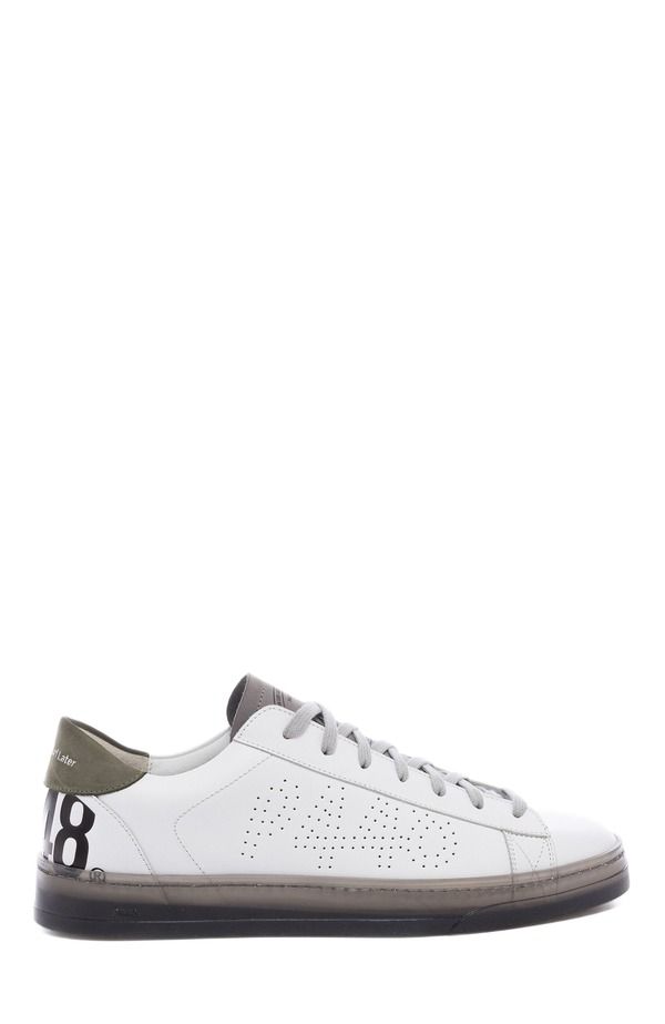 ピーフォーフォーエイト メンズ シューズ スニーカー P448 Jack Sneaker White Grey ホワイト
