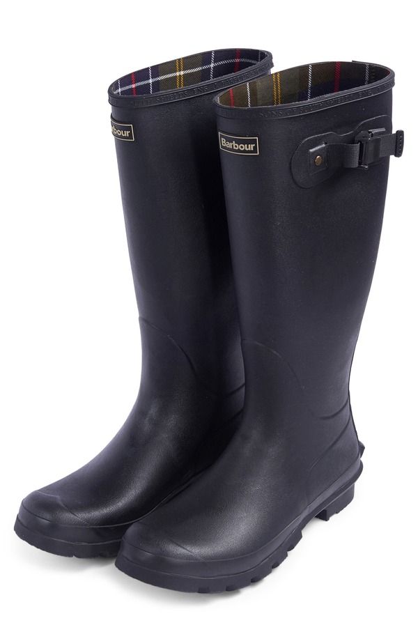 バブアー メンズ シューズ ブーツ・レインブーツ Barbour Bede Rain Boot Black ブラック