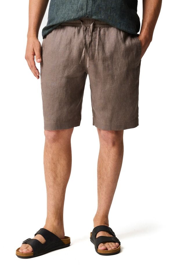 ロッドアンドグン メンズ ボトムス ハーフパンツ・ショーツ ショートパンツ リネン Rodd Gunn Linen Shorts Driftwood