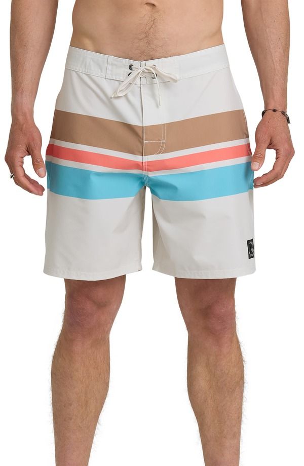 クイックシルバー メンズ 水着 ハーフパンツ・ショーツ ショートパンツ Quiksilver Original Straight Board Shorts Bone White ホワイト