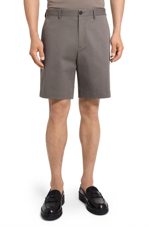 セオリー メンズ ボトムス ハーフパンツ・ショーツ ショートパンツ コットン Theory Standard Chino in Moonsoft Cotton Blend Shorts Morel