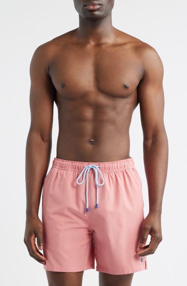 ピーター・ミラー メンズ 水着 ハーフパンツ・ショーツ Peter Millar Crown Swim Trunks Venetian Pink ピンク
