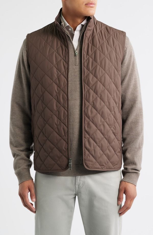ピーター・ミラー メンズ アウター ジャケット・ブルゾン キルティング ベスト Peter Millar Essex Wateresistant Quilted Vest French Press