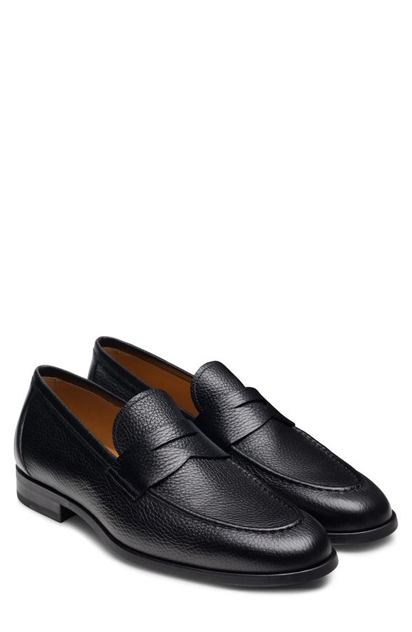 マグナーニ メンズ シューズ スリッポン・ローファー Magnanni Magico Penny Loafer Black ブラック