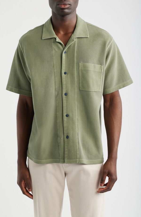 トッミーバハマ メンズ トップス シャツ コットン Tommy Bahama Rio Cabana Cotton Camp Shirt Dusty Sage セージ