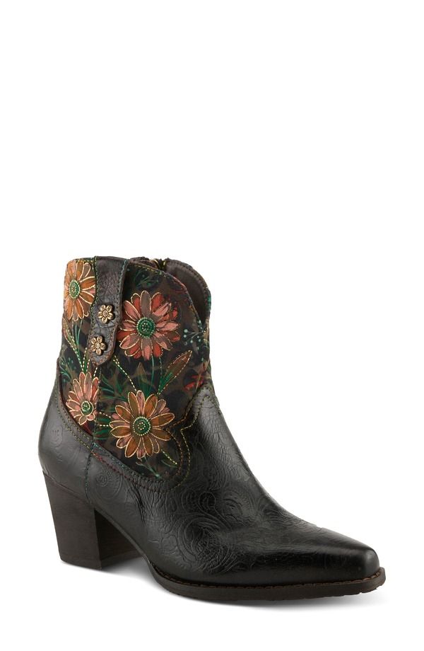 スプリングステップ レディース シューズ ブーツ・レインブーツ LArtiste by Spring Step Brydie Western Boot Black Multi ブラック