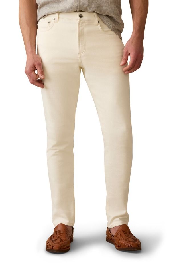 ファレティ メンズ ボトムス カジュアルパンツ パイル Faherty Terry FivePocket Stretch Pants Egret