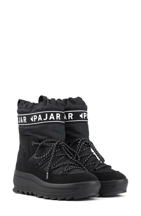 パジャール レディース シューズ ブーツ・レインブーツ プラットフォームブーツ プラットフォーム Pajar Galaxy Waterproof Platform Boot Black ブラック