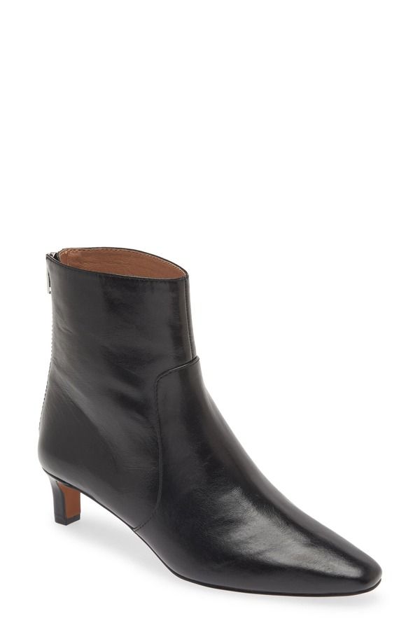 メイドウェル レディース シューズ ブーツ・レインブーツ ヒール Madewell The Dimes Kitten Heel Bootrue Black ブラック