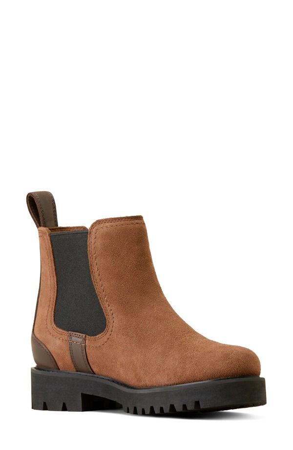 アリアト レディース シューズ ブーツ・レインブーツ Ariat Wexford Waterproof Lug Boot Brown ブラウン