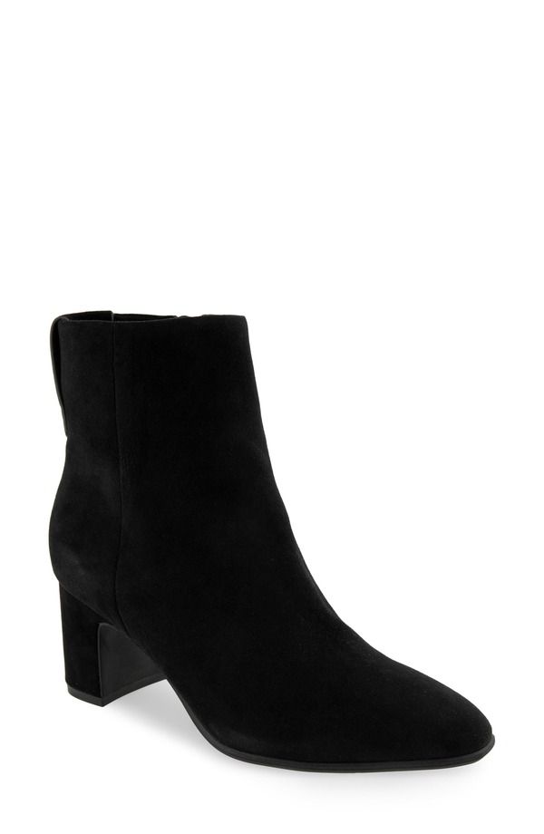 エアロソールズ レディース シューズ ブーツ・レインブーツ Aerosoles Magnus Bootie Black Suede ブラック