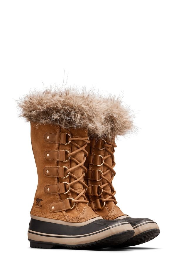 ソレル レディース シューズ ブーツ・レインブーツ SOREL Joan of Arctic Waterproof Boot Camel Brown Black ブラック