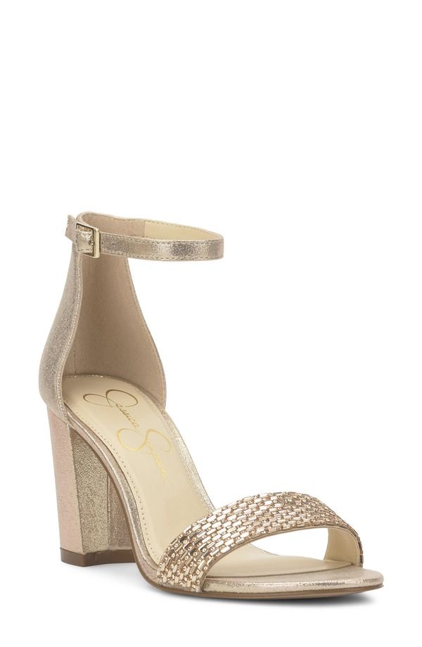 ジェシカシンプソン レディース シューズ ヒール サンダル Jessica Simpson Sahino Sandal Champagne シャンパン