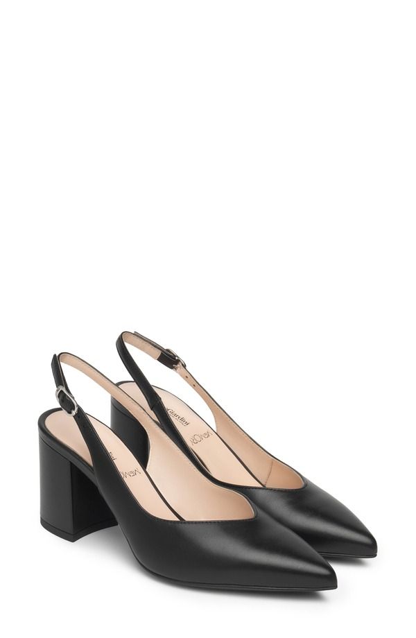 ネーロ ジャルディーニ レディース シューズ パンプス NeroGiardini Slingback Pointed Toe Pump Black ブラック