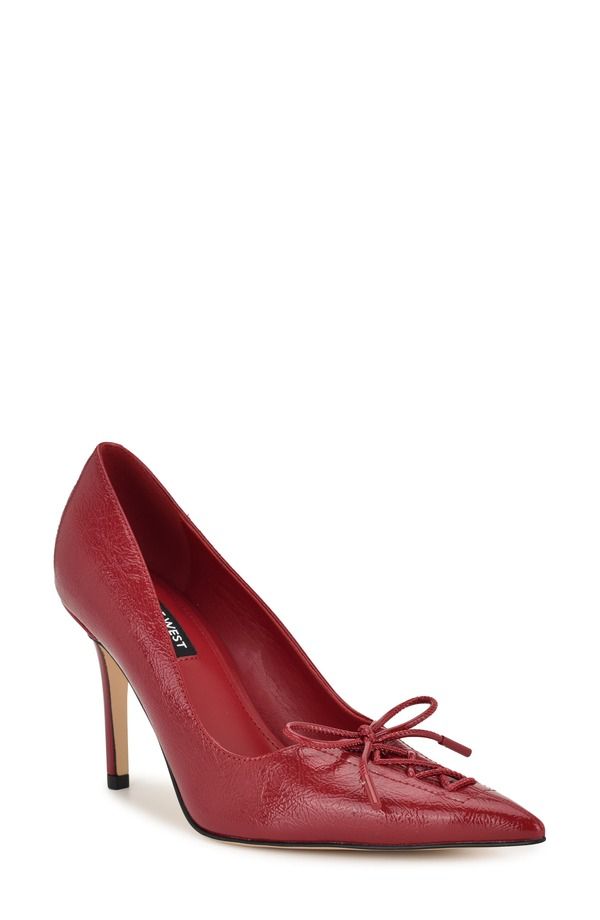 ナインウェスト レディース シューズ パンプス Nine West Marsen Pointed Toe Pump Dark Red 600 レッド