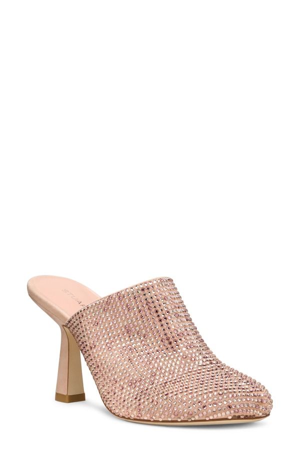 スチュアート ワイツマン レディース シューズ ヒール Stuart Weitzman Talia Shine Mule 85 Blushful
