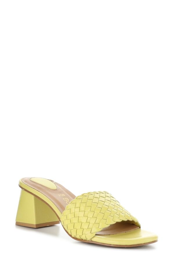 ボスアンドコー レディース シューズ ヒール サンダル Bos Co Wella Slide Sandal Yellow イエロー