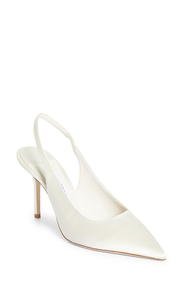 ジミーチュー レディース シューズ パンプス Jimmy Choo Love Pointed Toe Slingback Pump Ivory アイボリー