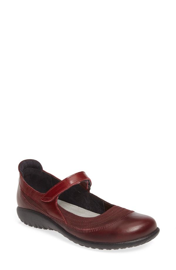 ナオト レディース シューズ パンプス Naot Kire Mary Jane Flat Violet Bordeaux Leather バイオレット