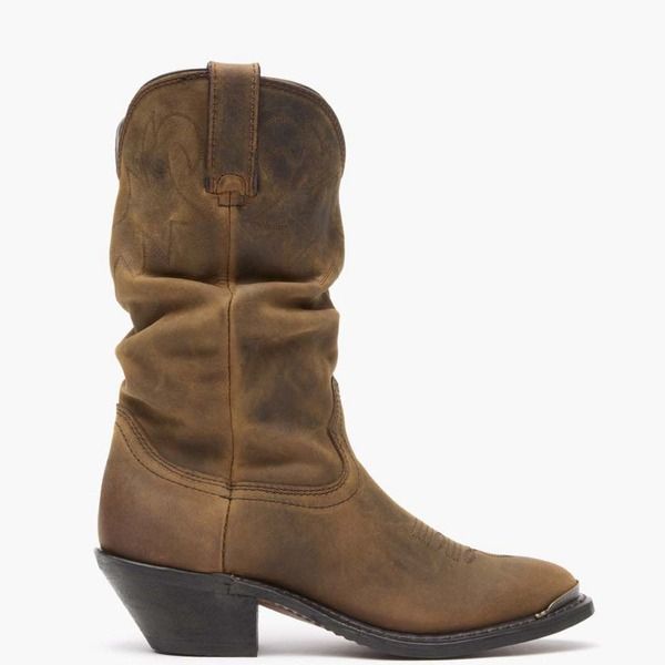 ドゥランゴ レディース シューズ ブーツ・レインブーツ DURANGO Womenslouch Western Boot Distressed Tan タン