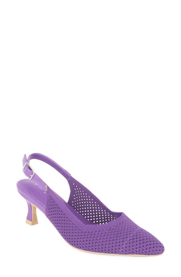 タハリ レディース シューズ ヒール Tahari Galway Slingback Pump Dark Purple パープル