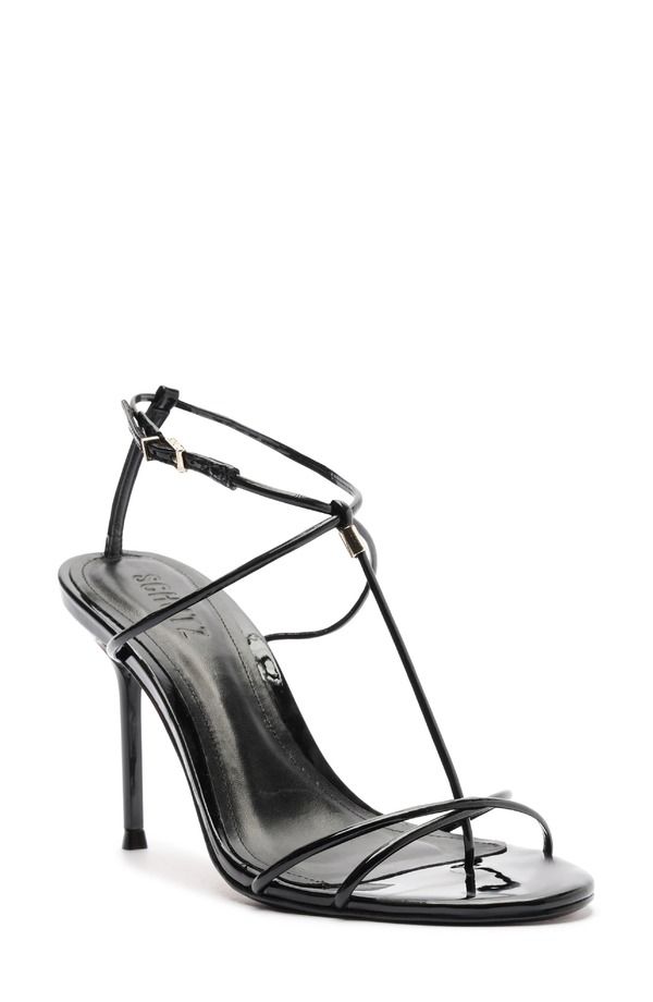 シュッツ レディース シューズ ヒール サンダル アンクル Schutz Jules Ankle Strap Sandal Black ブラック