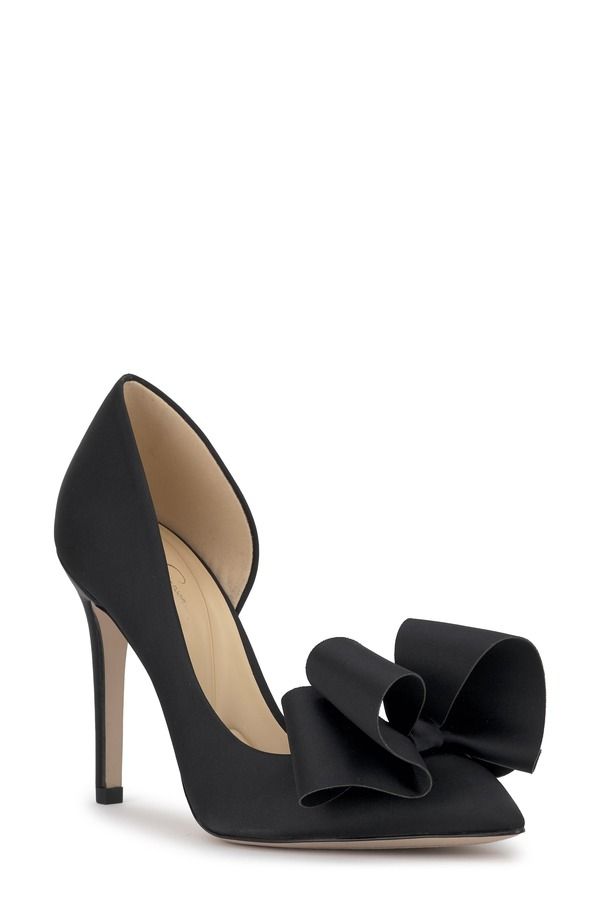 ジェシカシンプソン レディース シューズ パンプス Jessica Simpson Penari Pointed Toe Half dOrsay Pump Black ブラック