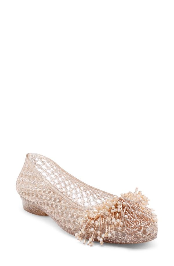 ジェフリー キャンベル レディース シューズ パンプス Jeffrey Campbell Whimzy Jelly Flat Rosegold Glitter Combo