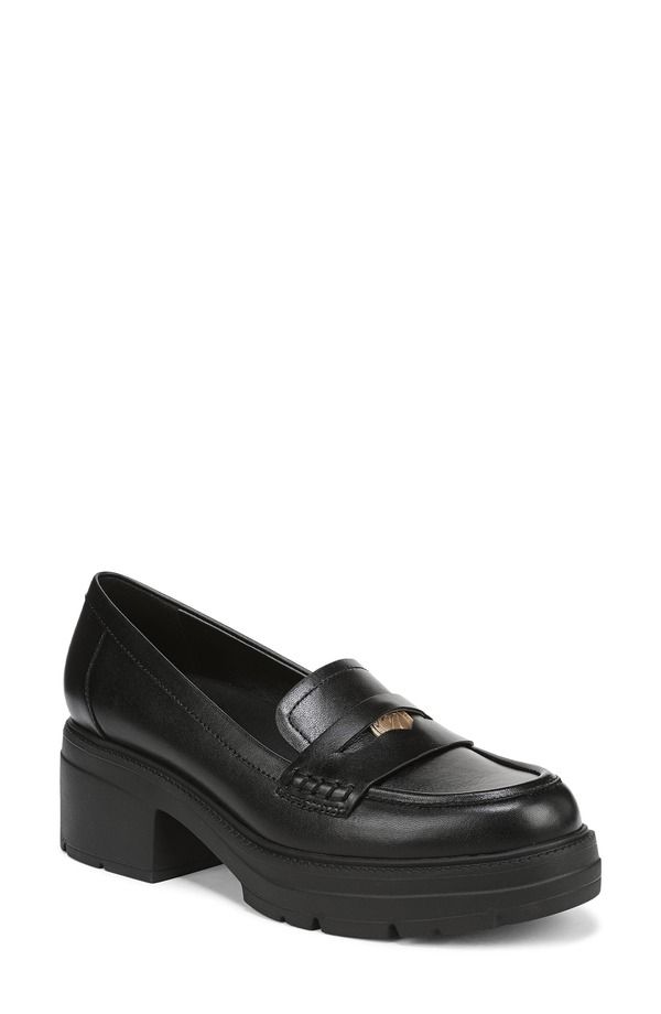 ナチュライザー レディース シューズ パンプス プラットフォーム ローファー Naturalizer Penny Loafer Platform Pump Black ブラック