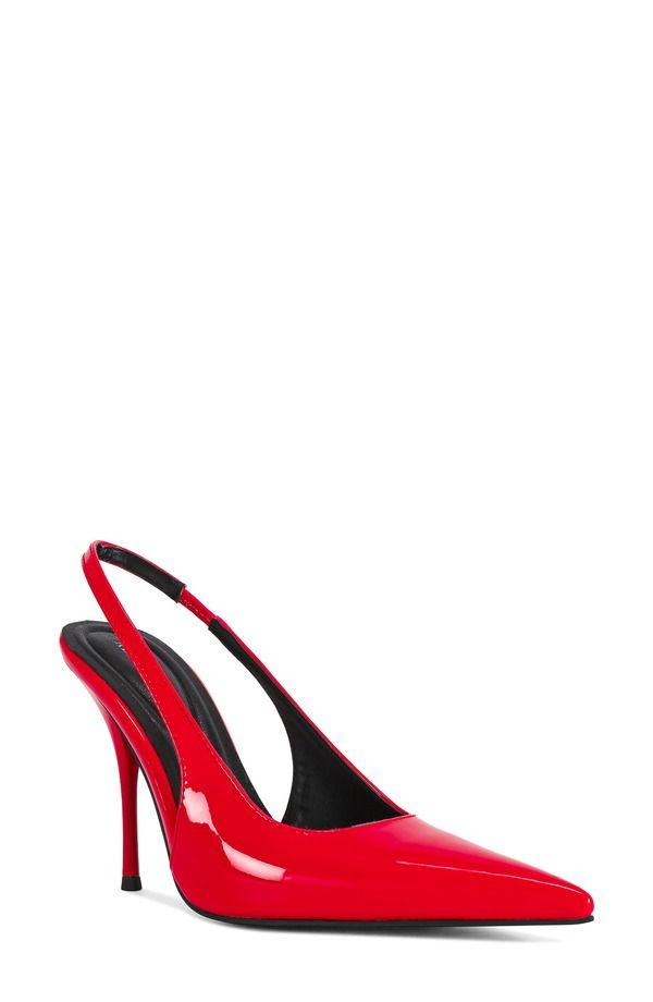 アザレア ワン レディース シューズ パンプス AZALEA WANG Sylva Slingback Pointed Toe Pump Red レッド