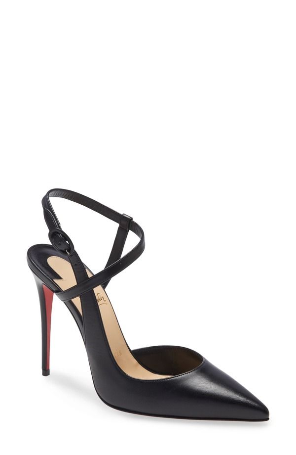 クリスチャン・ルブタン レディース シューズ パンプス アンクル Christian Louboutin Jenlove Ankle Strapointed Toe Pump Bk01 Black ブラック